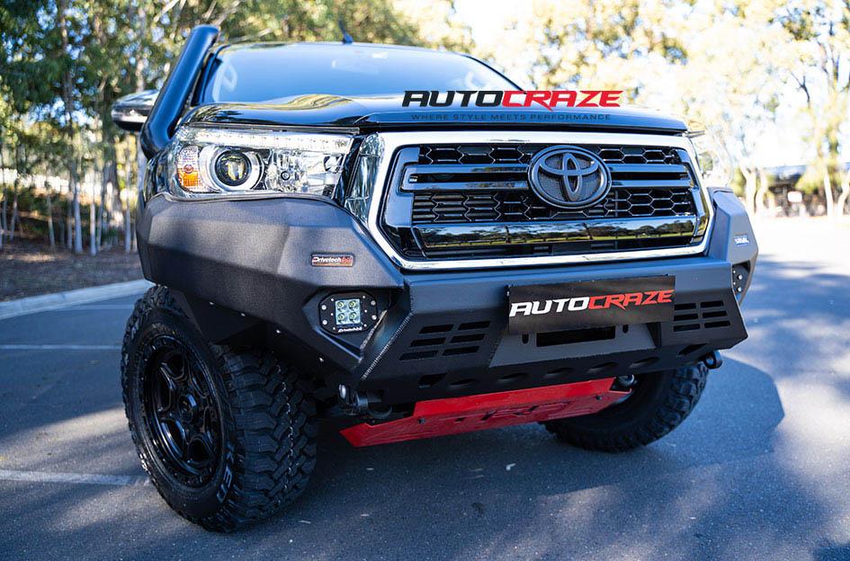 TOYOTA HILUX 4WD PORTAL SATIN BLACK